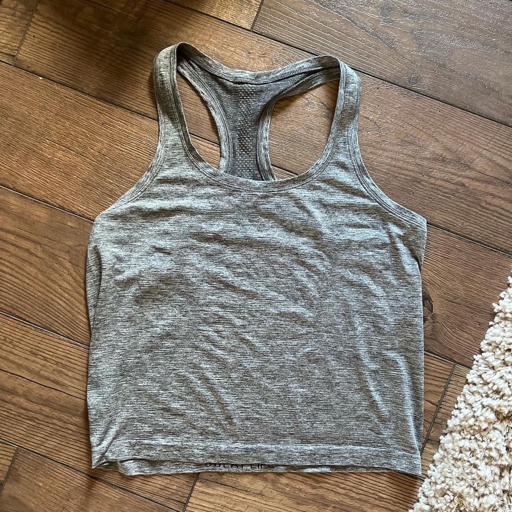 lululemon grey swiftly tech racerback tank